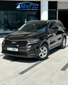Rent Kia Sorento Black 2022 in Dubai