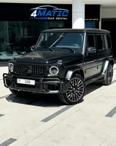 Rent Mercedes AMG G63 Matte Black 2025 in Dubai