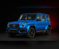 تأجير مرسيدس AMG G 63 الأزرق 2022 في دبي