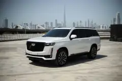Rent Cadillac Escalade White in Dubai