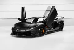 Rent Lamborghini Aventador Roadster SVJ Grey in Dubai