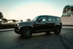 Rent Land Rover Defender Grey in Dubai