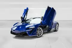 Rent McLaren Artura Spider Blue in Dubai