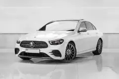 Rent Mercedes E 300 White in Dubai