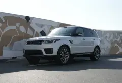 Rent Range Rover Sport White in Dubai