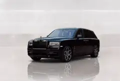 Rent Rolls Royce Cullinan Badge Black in Dubai