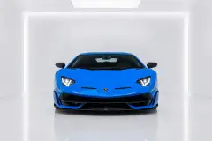 Rent Lamborghini Aventador SVJ Blue in Dubai