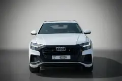 Rent Audi Q8 White 2021 in Dubai