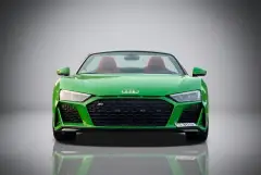 Rent Audi R8 V10 Spyder Green 2022 in Dubai