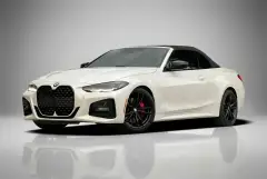 Rent BMW 430i Convertible White 2023 in Dubai