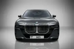 Rent BMW 735i Black 2024 in Dubai