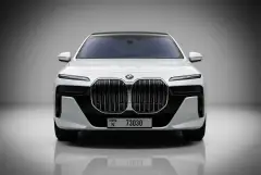 Rent BMW 735i White 2024 in Dubai