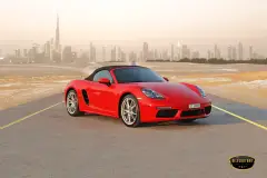 Rent Porsche Boxster 718 Convertible in Dubai