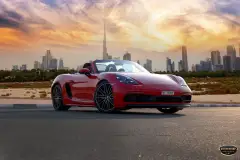 Rent Porsche Boxster GTS Convertible in Dubai