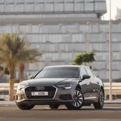 Rent Audi A6 Grey in Dubai