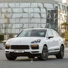 Rent Porsche Cayenne White in Dubai