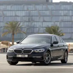 Rent BMW 520 Black 2019 in Dubai