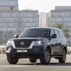 Rent Nissan Patrol Blue 2020 in Dubai