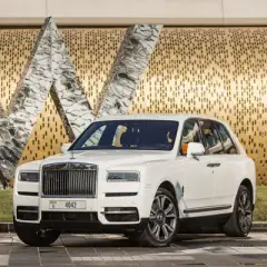 Rent Rolls Royce Cullinan White in Dubai