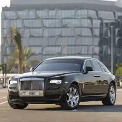 Rent Rolls Royce Ghost Black 2017 in Dubai
