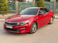 Rent 2020 Kia Optima in Damascus — Stylish Red Sedan