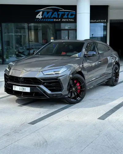 Rent Lamborghini Urus Grey 2022 in Dubai