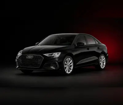 Dubai'de 2024 model Siyah Audi A3 kiralık