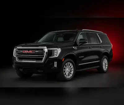 Dubai'de 2024 model Siyah GMC Yukon kiralık