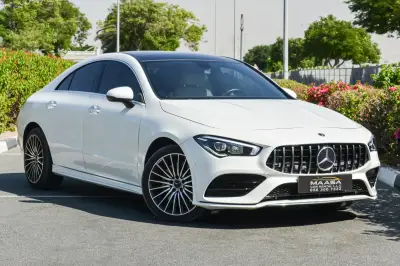Rent Mercedes-Benz CLA 250 White in Dubai