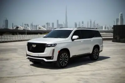 Rent Cadillac Escalade White in Dubai