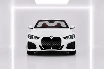 Dubai'de Beyaz BMW 420i Cabriolet Kirala