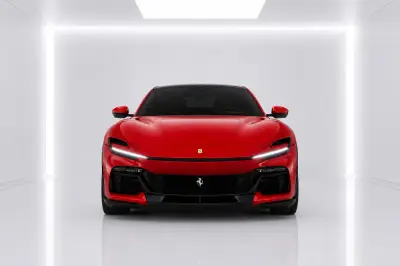 Dubai'de Ferrari Purosangue Kırmızı kiralık