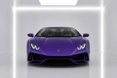 Lamborghini Huracan Mor Kiralık Dubai'de