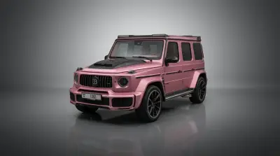 Dubai'de 2022 model Mercedes-Benz G63 Brabus Pembe kiralık