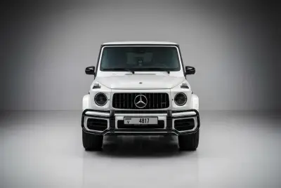 Dubai'de Kiralık Mercedes-Benz G63 Beyaz 2020