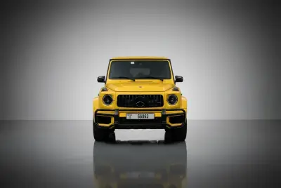 Dubai'de Sarı Mercedes-Benz G63 2025 kirala