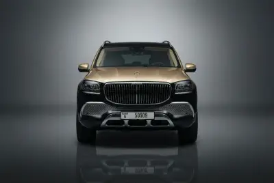 Dubai'de 2022 model Mercedes-Benz GLS 600 Maybach Siyah kiralık