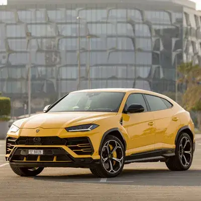 Rent Lamborghini Urus Yellow 2019 in Dubai