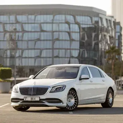Dubai'de Beyaz Mercedes Maybach S650 Kirala