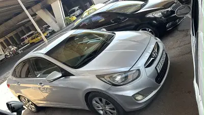 Rent Hyundai Accent Silver 2011 in Damascus