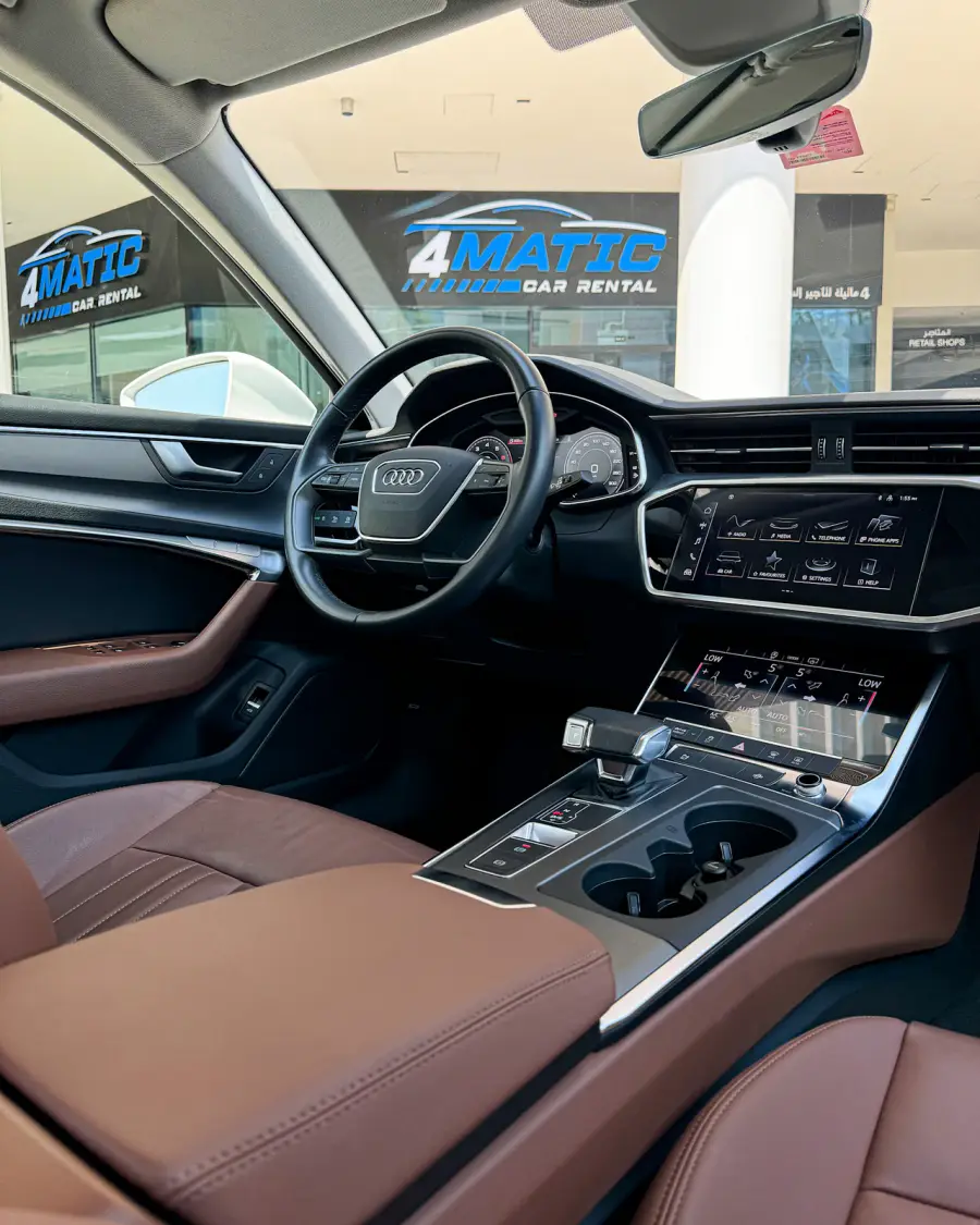 Rent Audi A6 White 2023 in Dubai — photo 3 of 3
