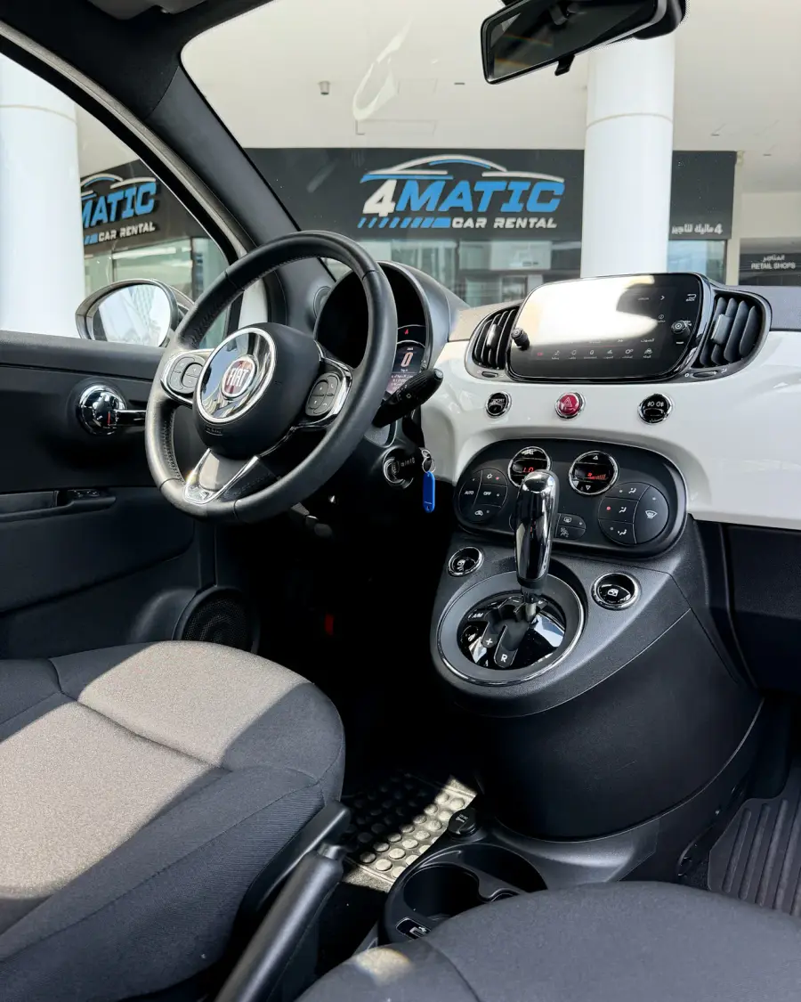 Rent Fiat 500: Chic City Cruiser 2023 in Dubai — photo 2 of 3