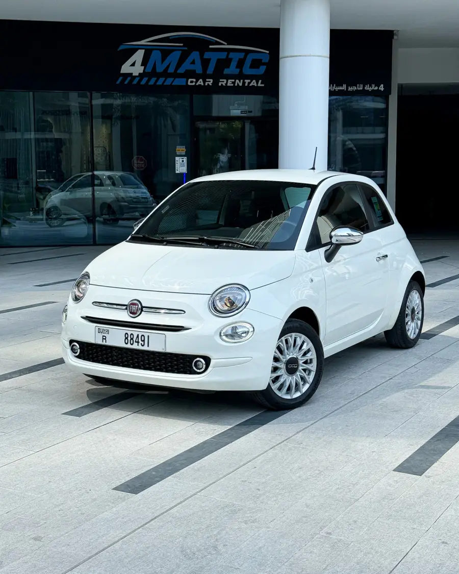 Rent Fiat 500: Chic City Cruiser 2023 in Dubai — photo 3 of 3