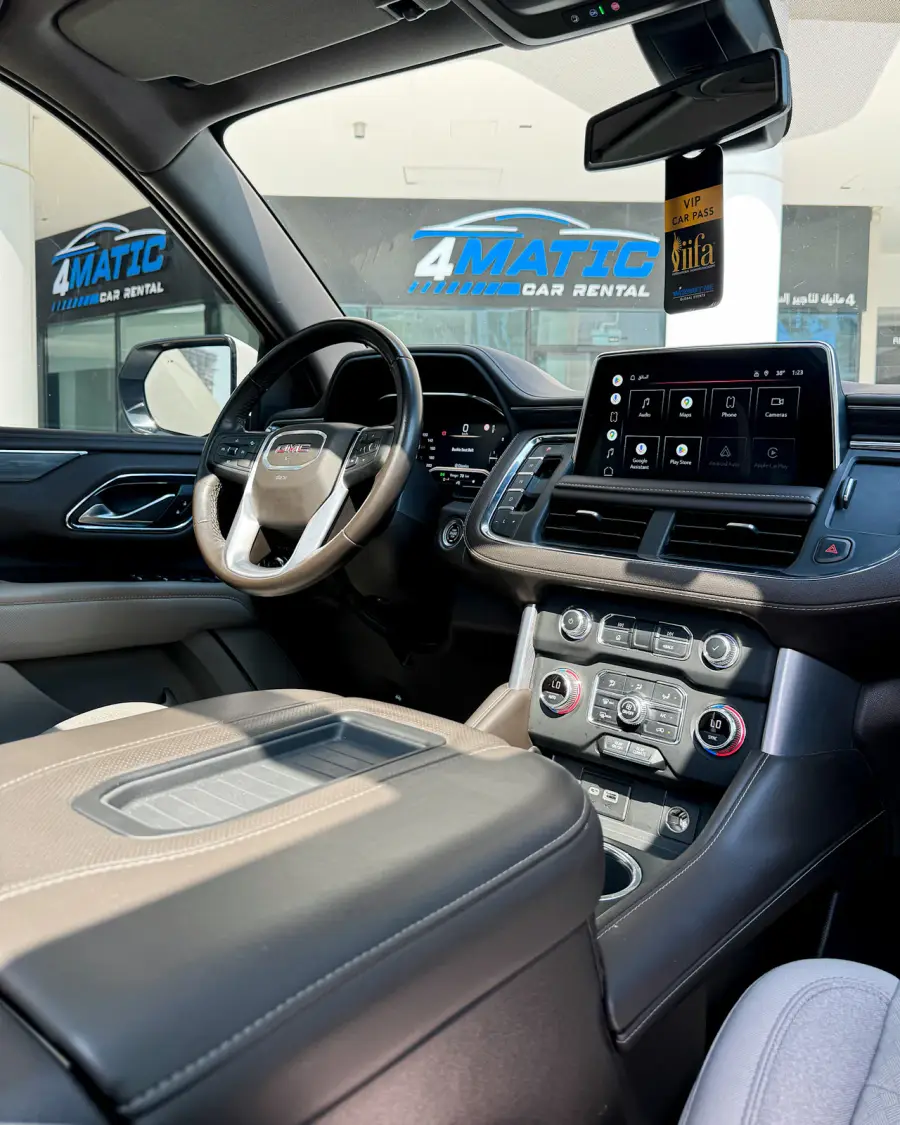 Rent GMC Yukon White - Luxury SUV Experience 2022 in Dubai — photo 3 of 3