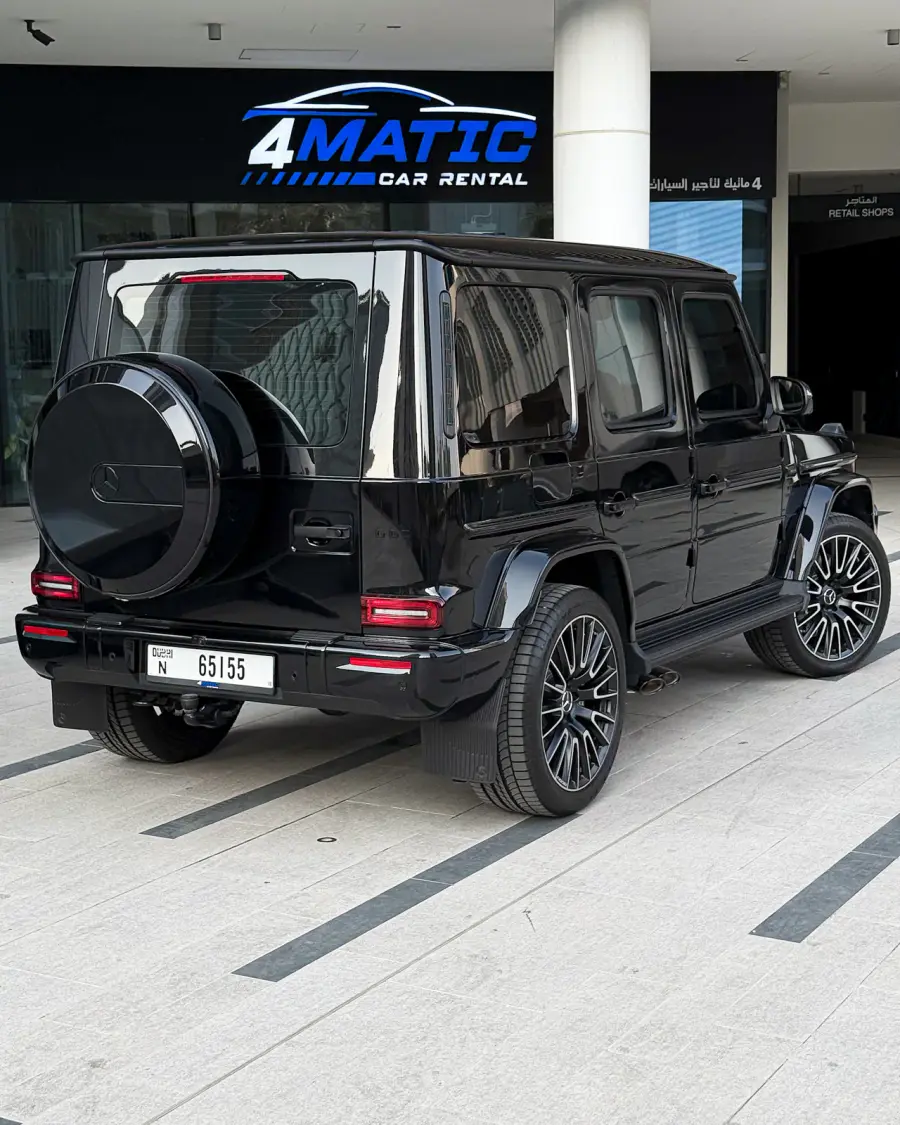 Rent Mercedes AMG G63 Black 2025 in Dubai — Mercedes-Benz — photo 2 of 5