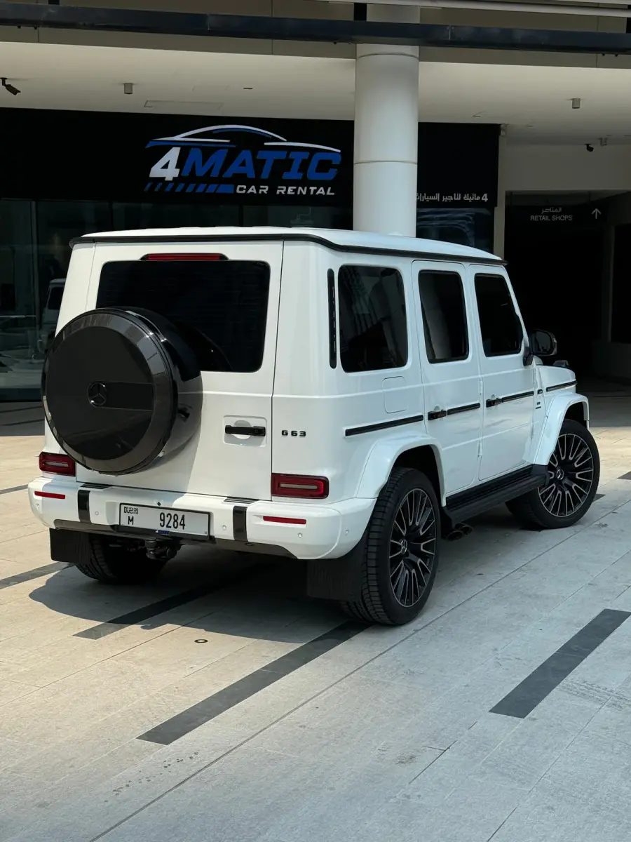 Rent Mercedes AMG G63 White 2025 in Dubai — Mercedes-Benz — photo 2 of 3