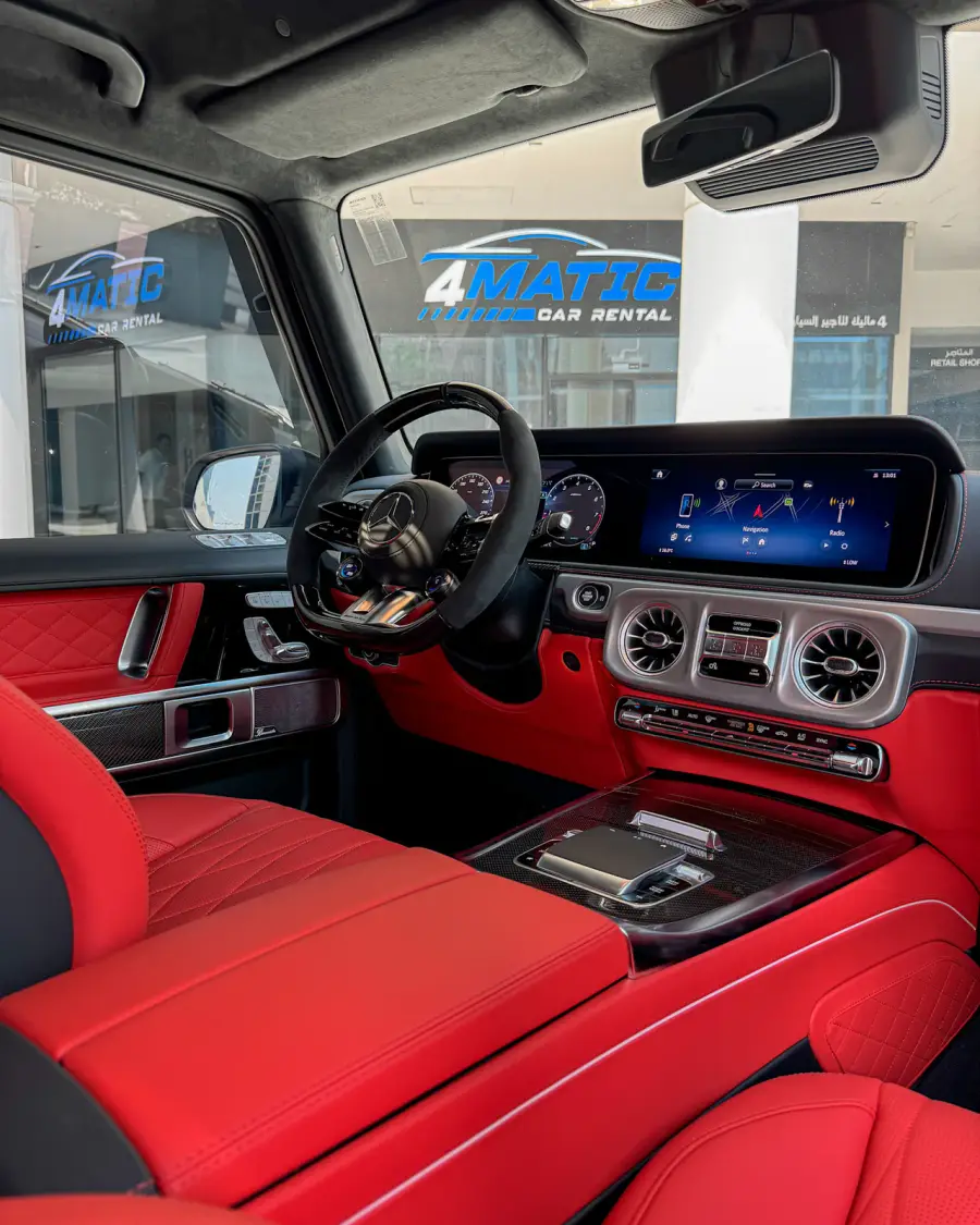 Rent Mercedes AMG G63 White 2025 in Dubai — Mercedes-Benz — photo 3 of 3