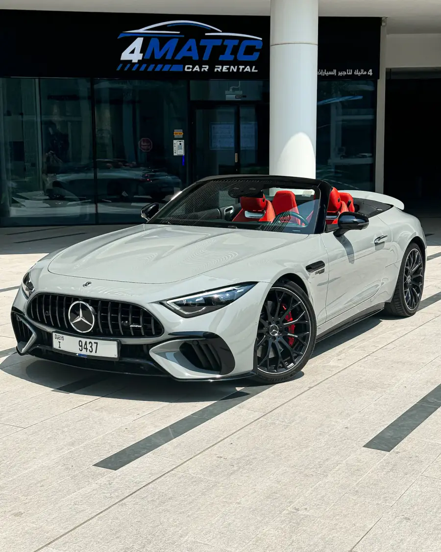 Rent Mercedes AMG SL 55 2022 in Dubai — Mercedes-Benz — photo 1 of 3
