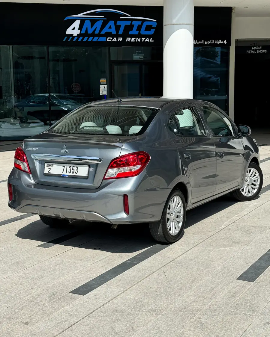Rent Mitsubishi Attarage Grey 2023 in Dubai — photo 2 of 3