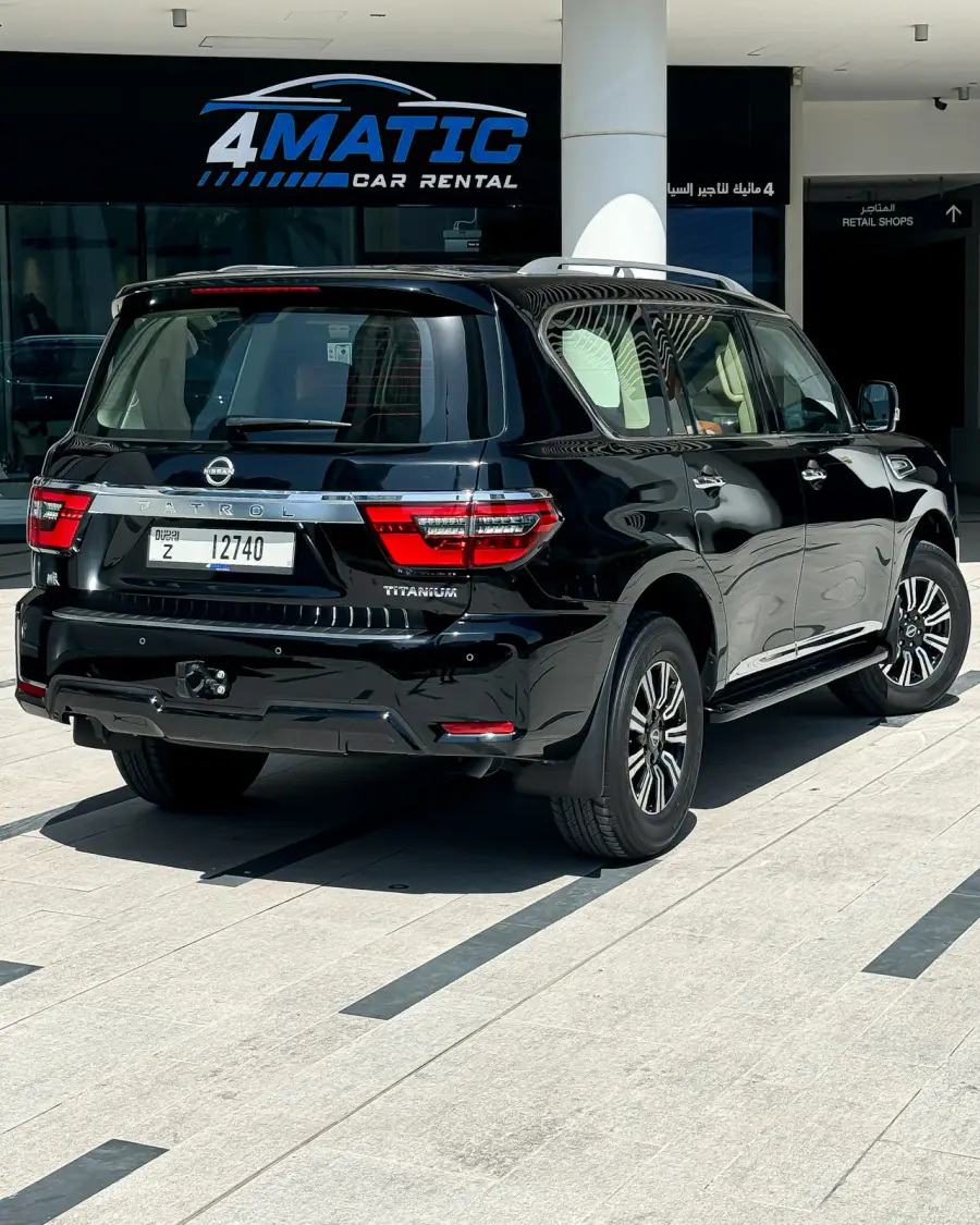 Rent Nissan Patrol Platinum Black 2023 in Dubai — photo 2 of 3